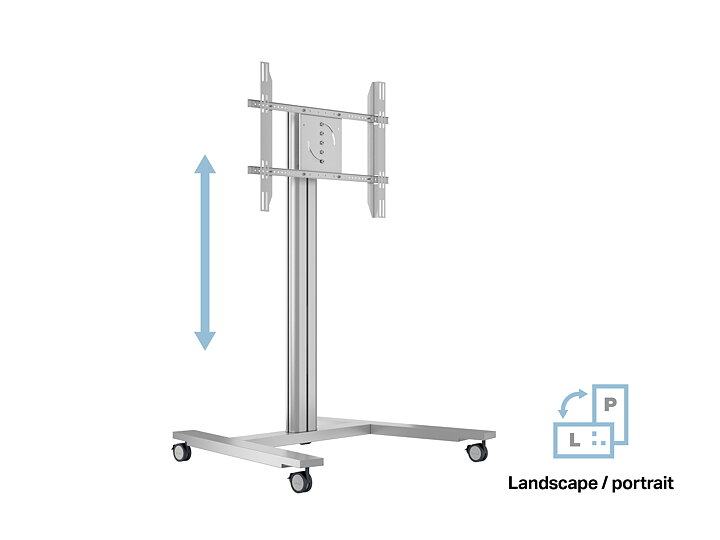 M Public Display Stand 145 HD Single Silver
