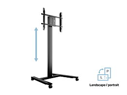 M Public Display Stand 180 HD Single Black