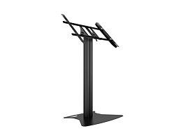 M Public Display Stand 110 Tilt & Table Floorbase, Flight Case