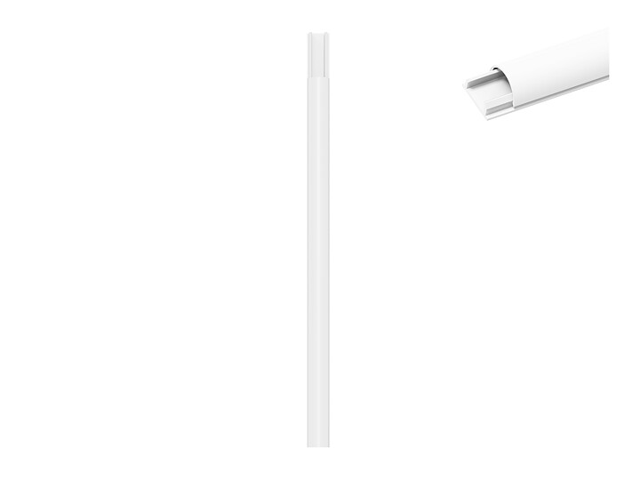 M Universal Cable Cover White 18mm-W 1600-L