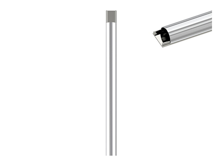 M Universal Cable Cover Aluminium 33mm-W 1100-L