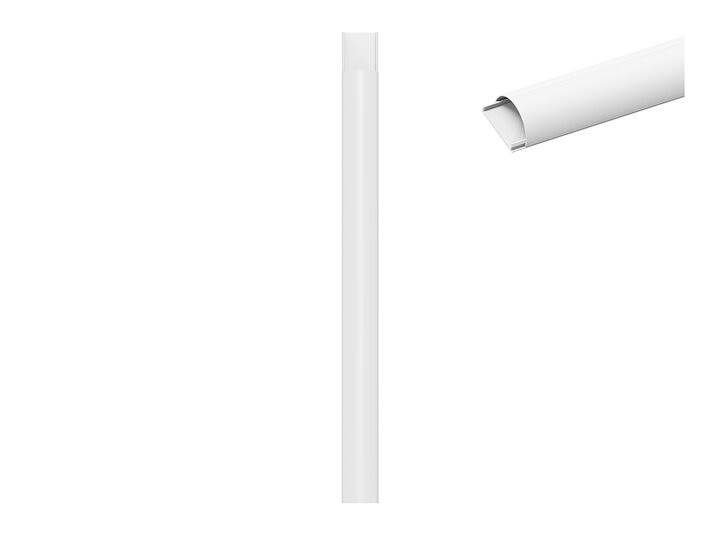 M Universal Cable Cover White 50mm-W 1100-L
