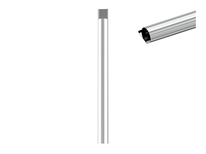 M Universal Cable Cover Aluminium 50mm-W 1600-L