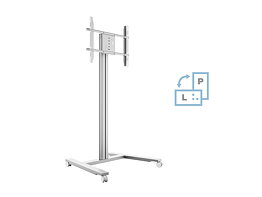 M Public Display Stand 180 HD Single Silver