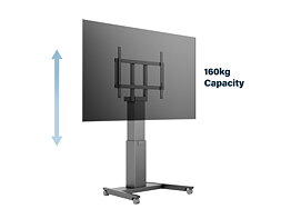 M Motorized Public Floorstand 160kg Black SD