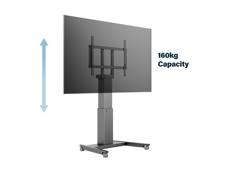 M Motorized Public Floorstand 160kg Black SD
