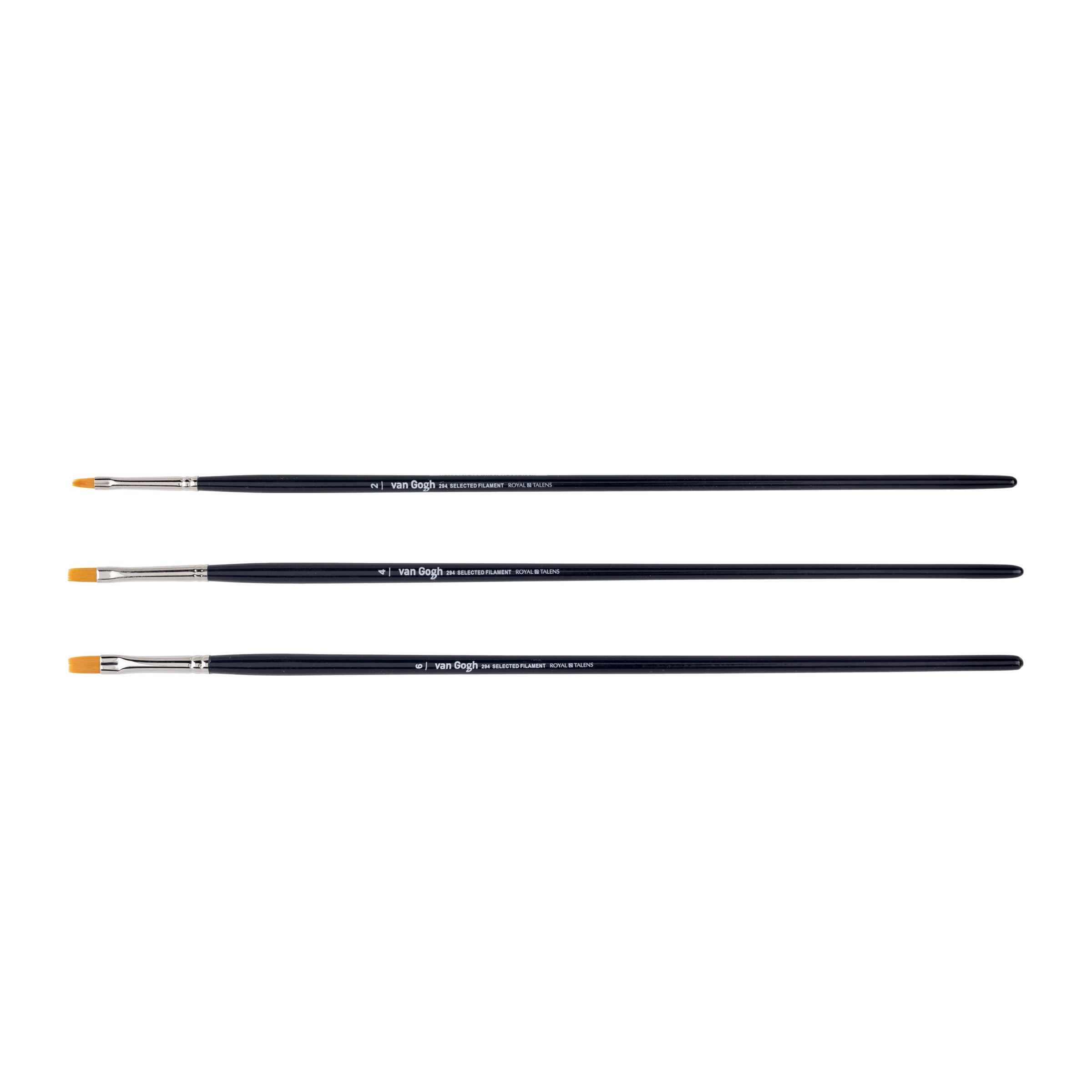 Van Gogh oil/acrylic brushes set series 294 (no. 2-4-6) - 3