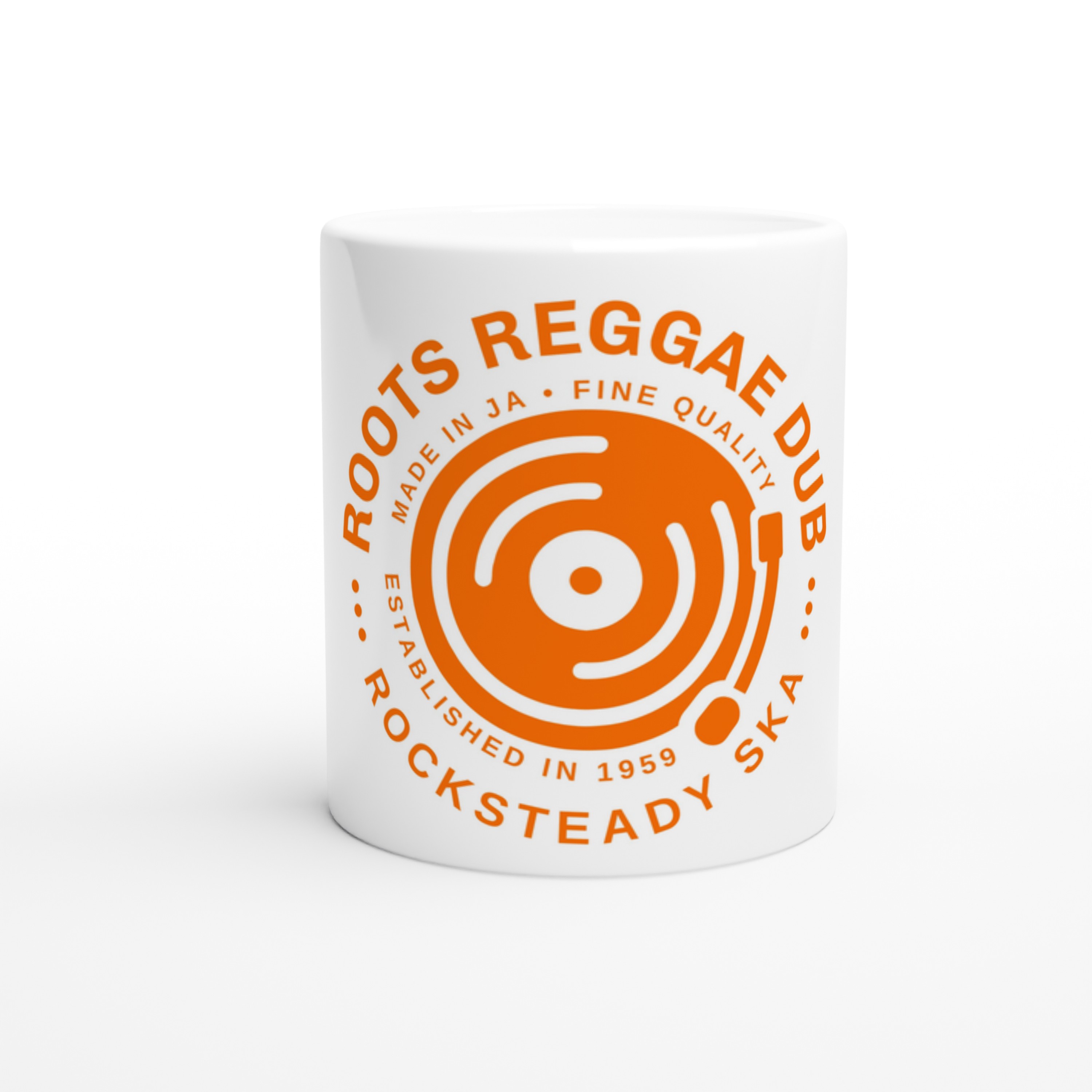 Roots Reggae Dub  Coffee Mug White