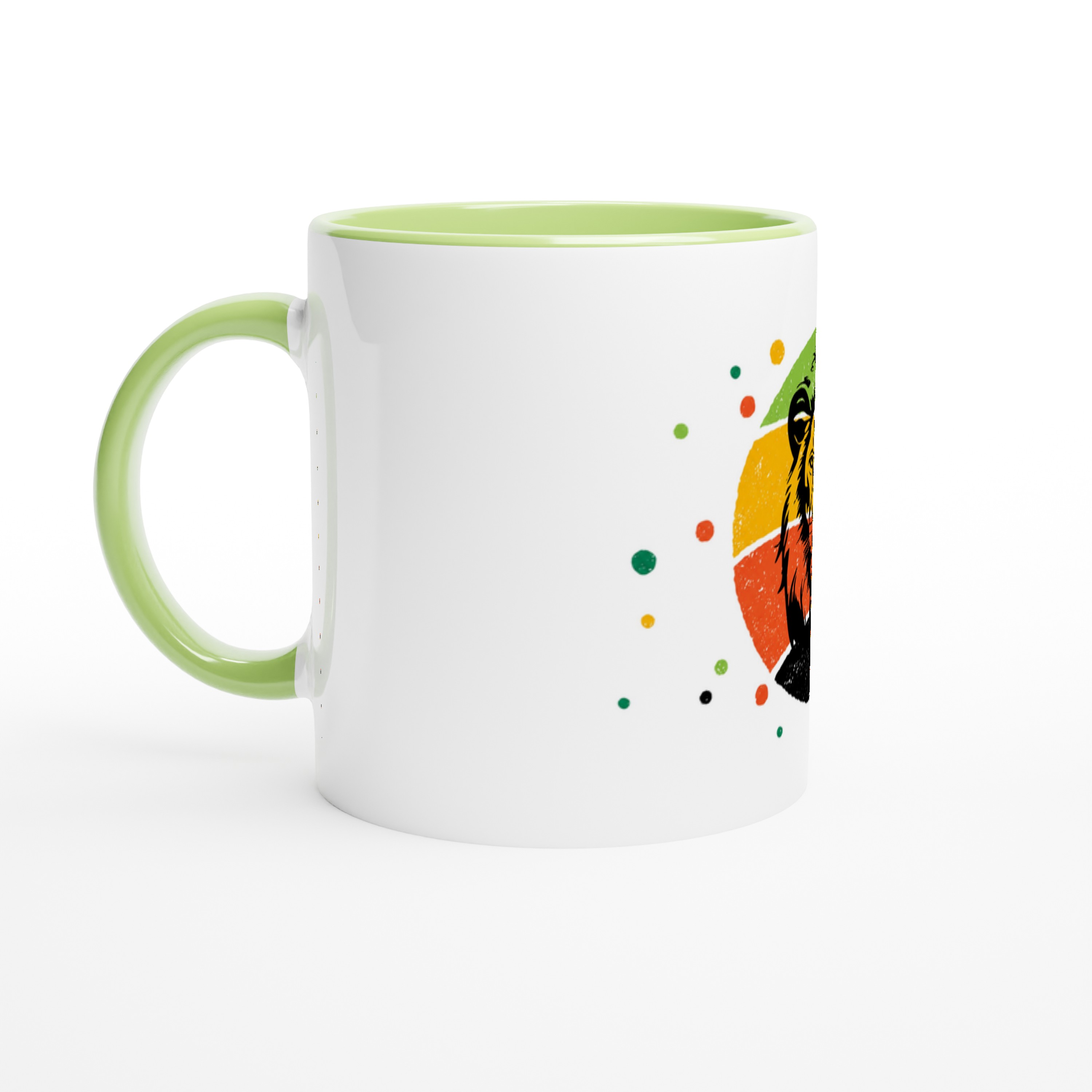 Lion Coffee Mug White