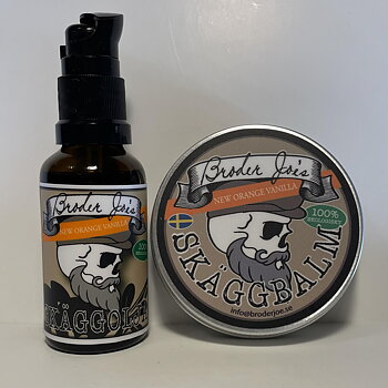 New Orange Vanilla Skäggbalm & Skäggolja