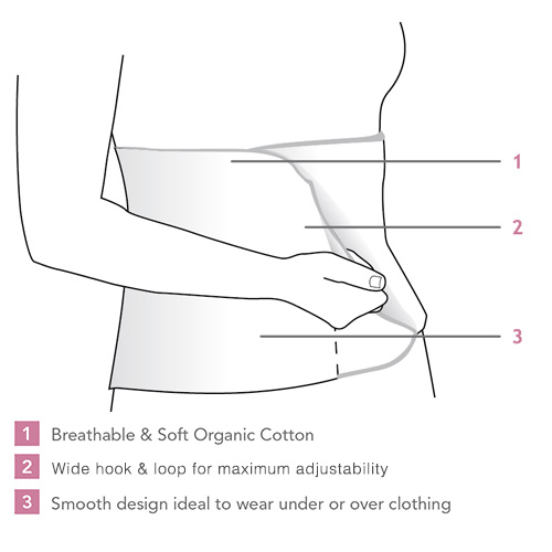 Carriwell Belly Binder, natur - 6