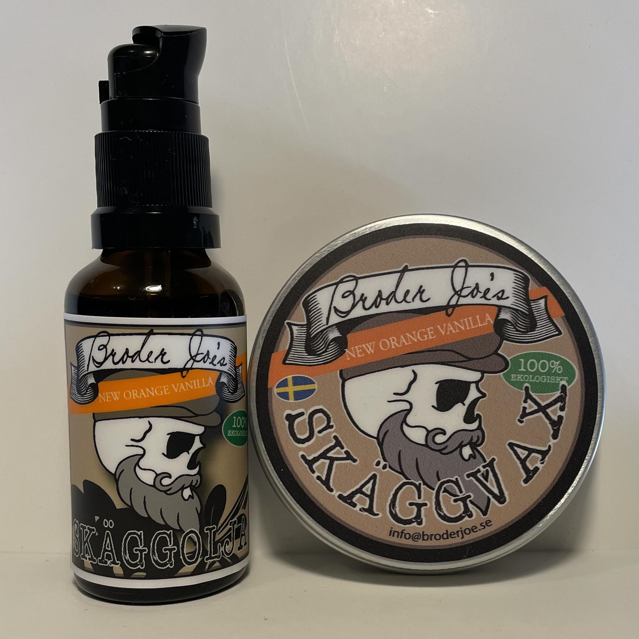New Orange Vanilla Skäggvax & Skäggolja