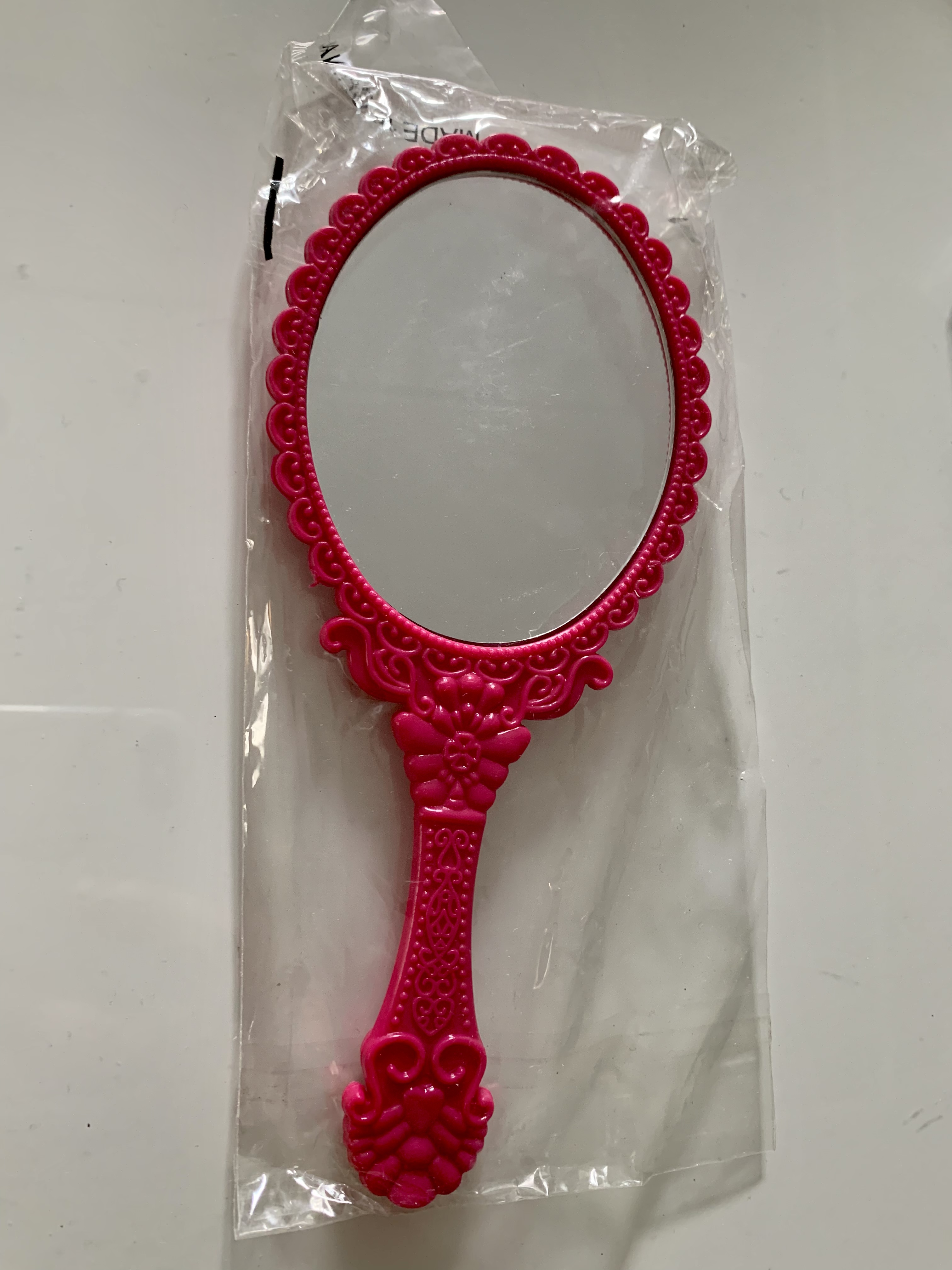 Barock spegel cerise
