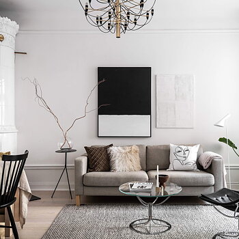 BORDERS modern abstrakt målning