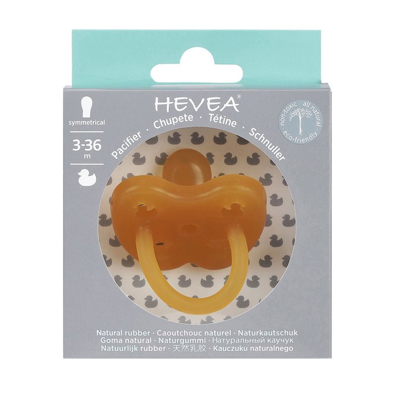 Hevea Napp Naturgummi Anka 3-36 mån