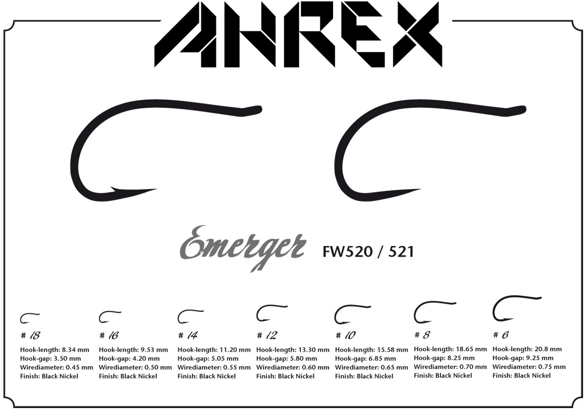Ahrex Emerger Barbless FW521 - 2