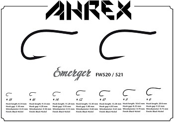 Ahrex Emerger Barbless FW521