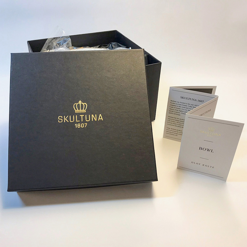 Skultunaskål designad av Olof Kolte med Lunds universitets sigill - 2