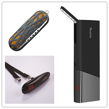  Paket  Power bank + Bluetooth Högtalare M16+ Elektronisk bagagevåg