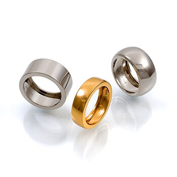 8010-8R Urgröpt slät ring i rödguld