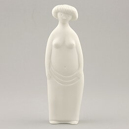 Stig Lindberg (Parian 1977) Matte White Lilla Eva Sculpture 18 cm 