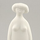 Stig Lindberg (Parian 1977) Matte White Lilla Eva Sculpture 18 cm 