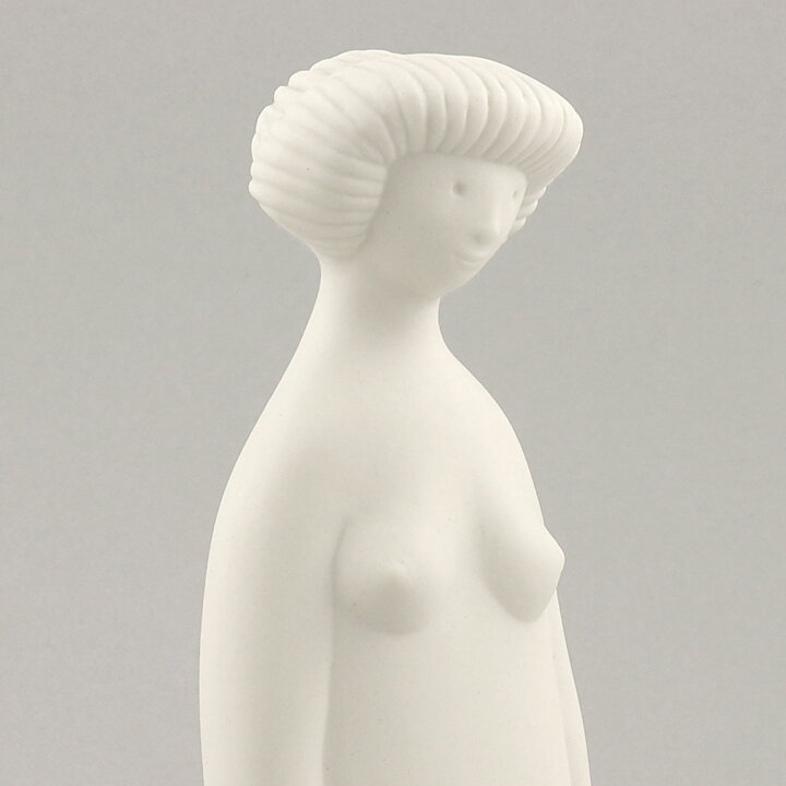 Stig Lindberg (Parian 1977) Matte White Lilla Eva Sculpture 18 cm 