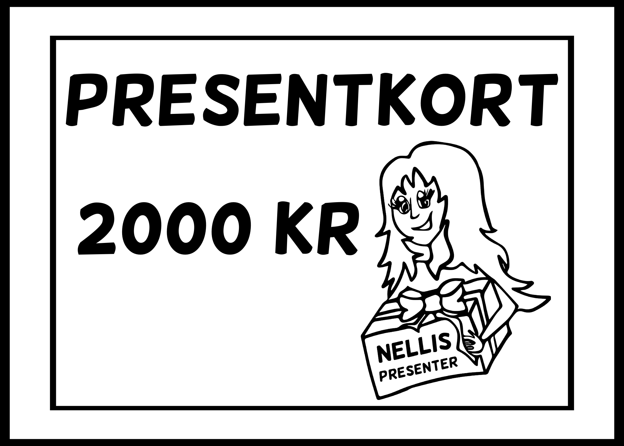 Digitalt Presentkort - 2000 kr