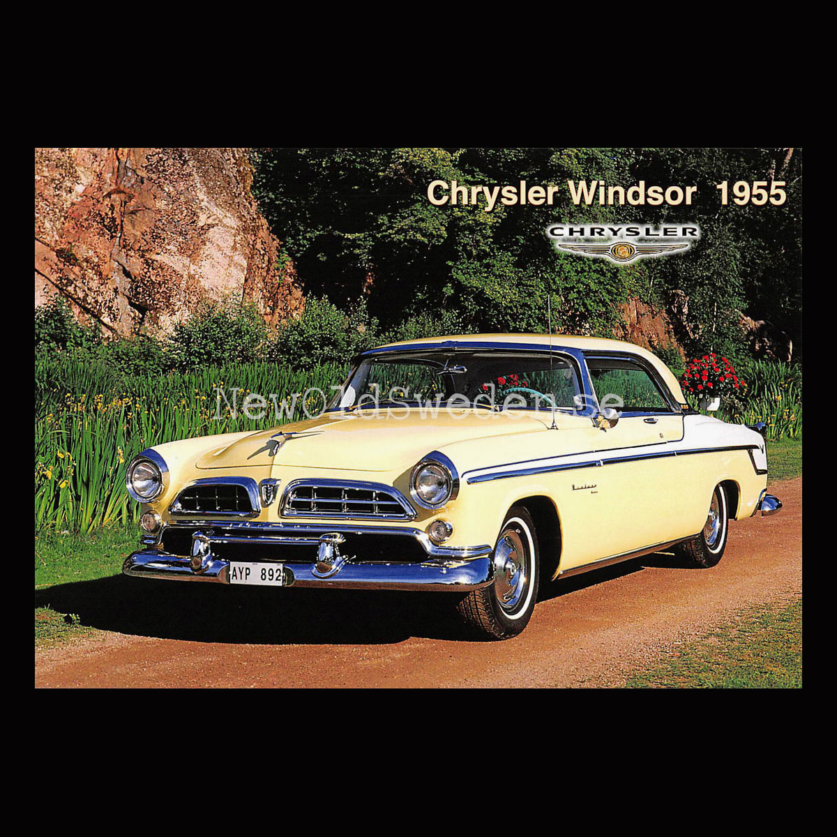 Chrysler Winsor 1955 - Vykort A5