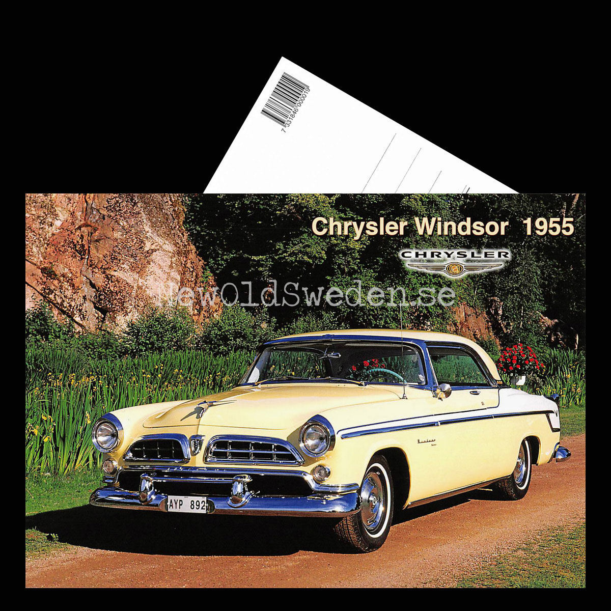 Chrysler Winsor 1955 - Vykort A5 - 6