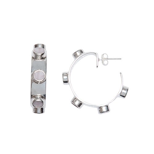 SIGRÉN Modernista hoops silver