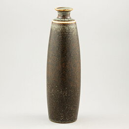 Carl-Harry Stålhane (SAK 1960s) Majestic Brown Cylinder Vase (27 cm)