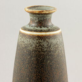 Carl-Harry Stålhane (SAK 1960s) Majestic Brown Cylinder Vase (27 cm)