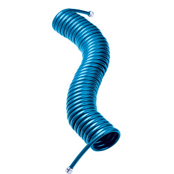 Self coiling hose