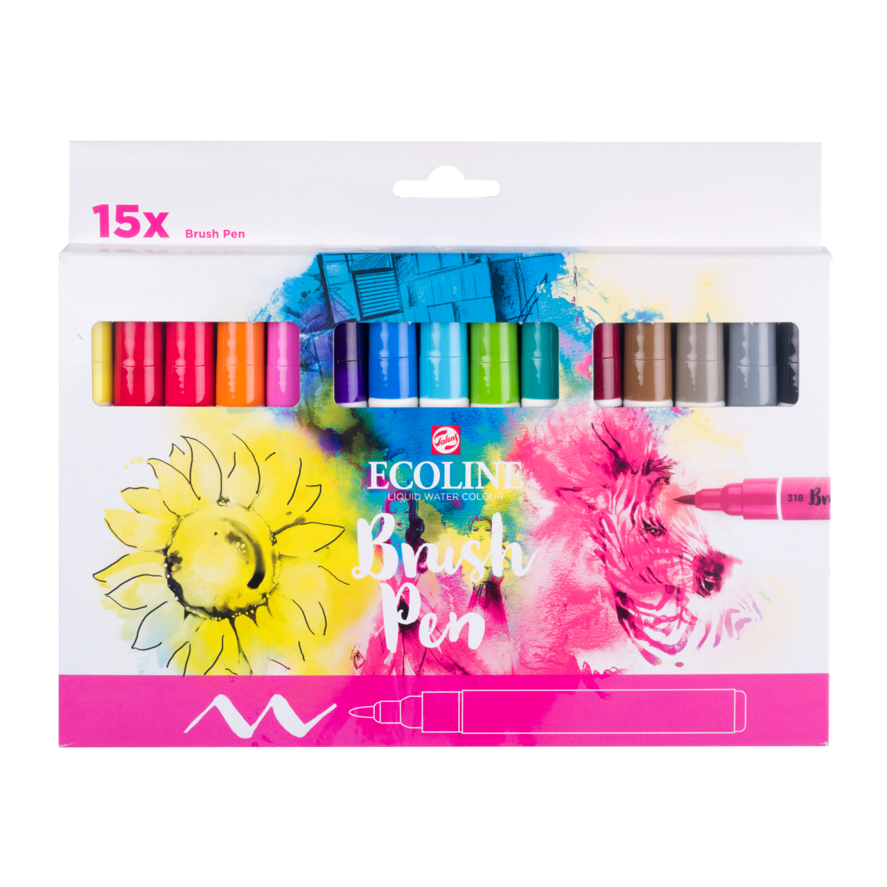 Ecoline Brush Pen set 15