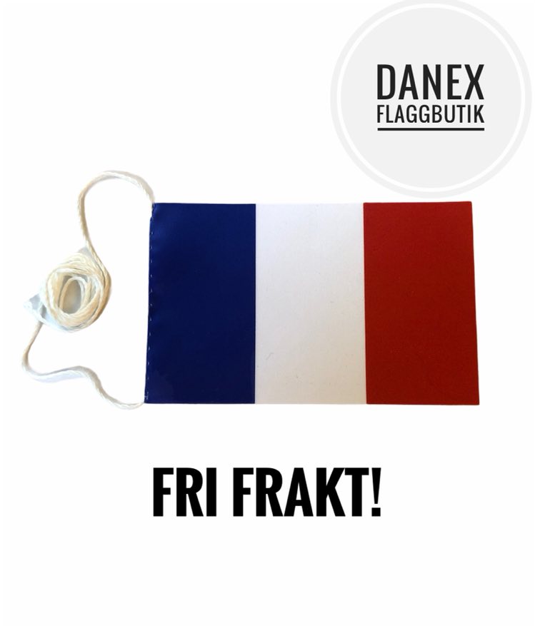 Fransk bordsflagga med fri frakt! 