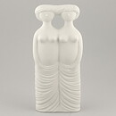 Stig Lindberg (Parian 1977) Matte White Tvillingarna Sculpture 24 cm 