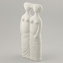 Stig Lindberg (Parian 1977) Matte White Tvillingarna Sculpture 24 cm 