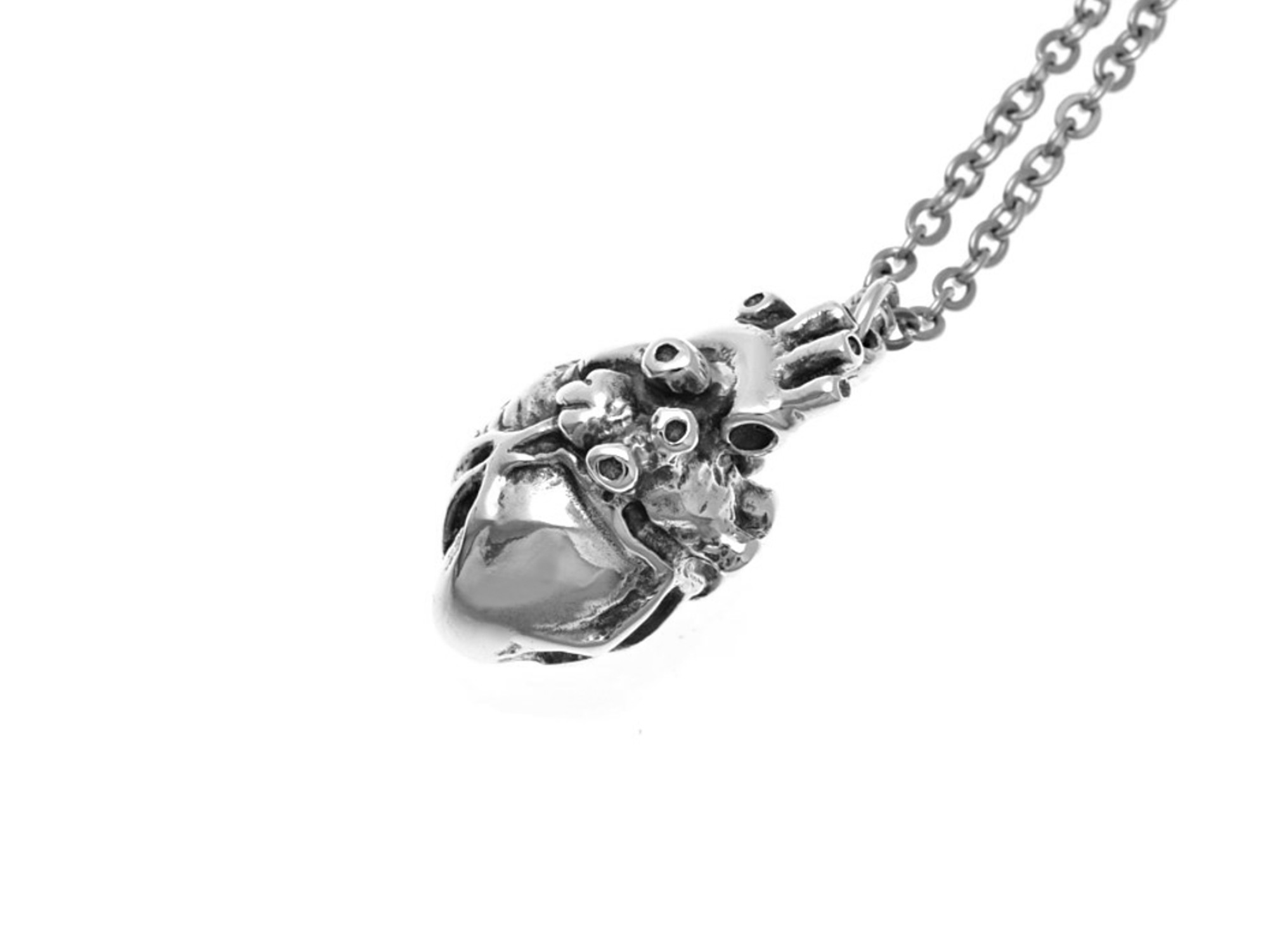 Anatomiskt Hjärta Halsband, Anatomi Smycke i Silver - 2