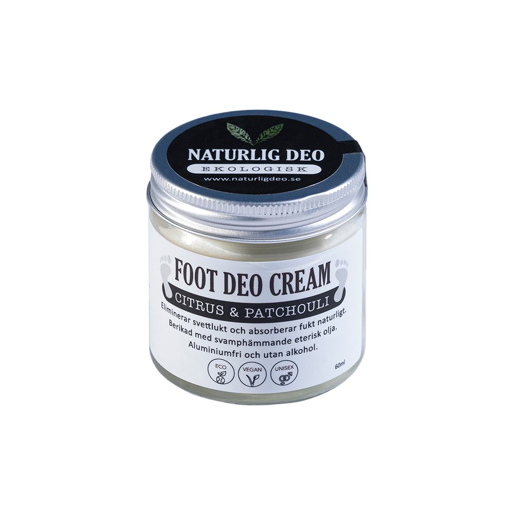 Krämdeo Foot Deo Citrus&Patchouli 60ml, Naturlig Deo
