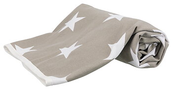 Trixie Stars Filt 150x100cm Taupe/Vit 
