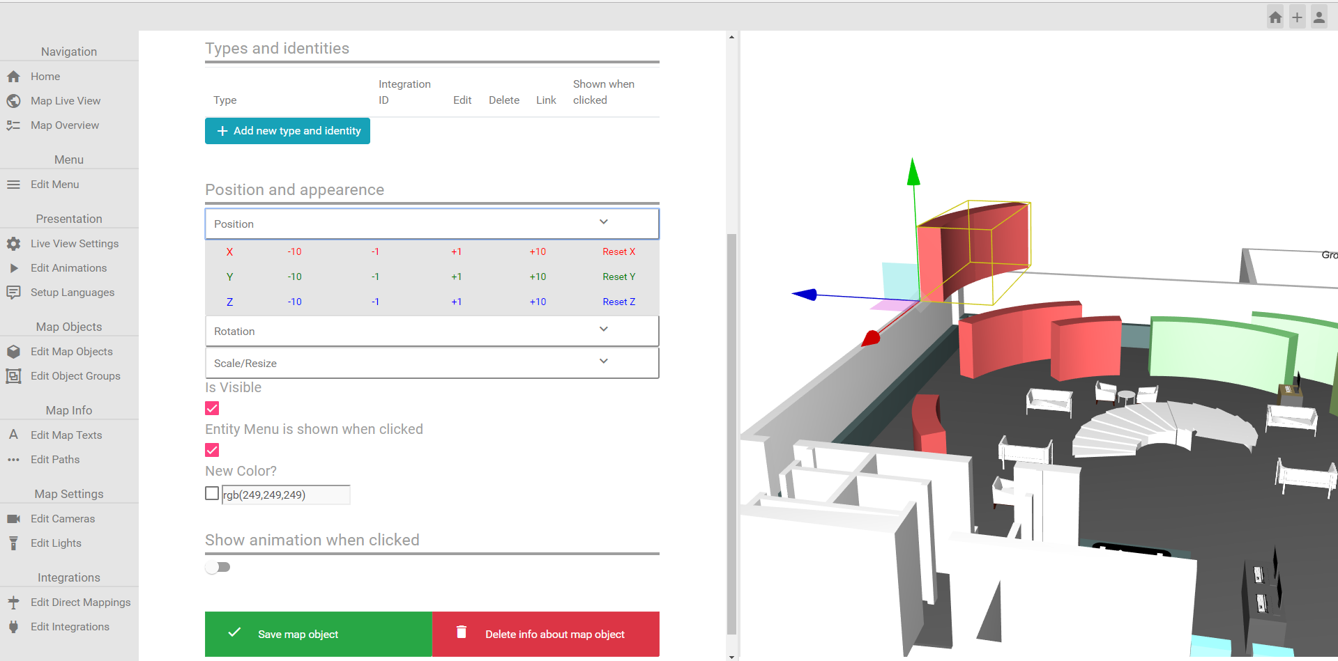 WagnerGuide 3.0 – digital och interaktiv orienteringskarta med 3D-modeller för navigation, information och visualisering i bibliotek och offentliga byggnader.