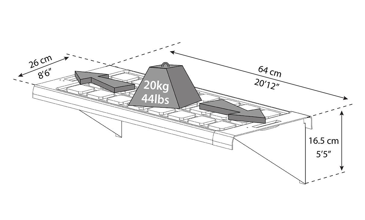 Hyllplan 2 st/fp Växthus - 5