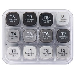 Copic Classic Gråa toner TG