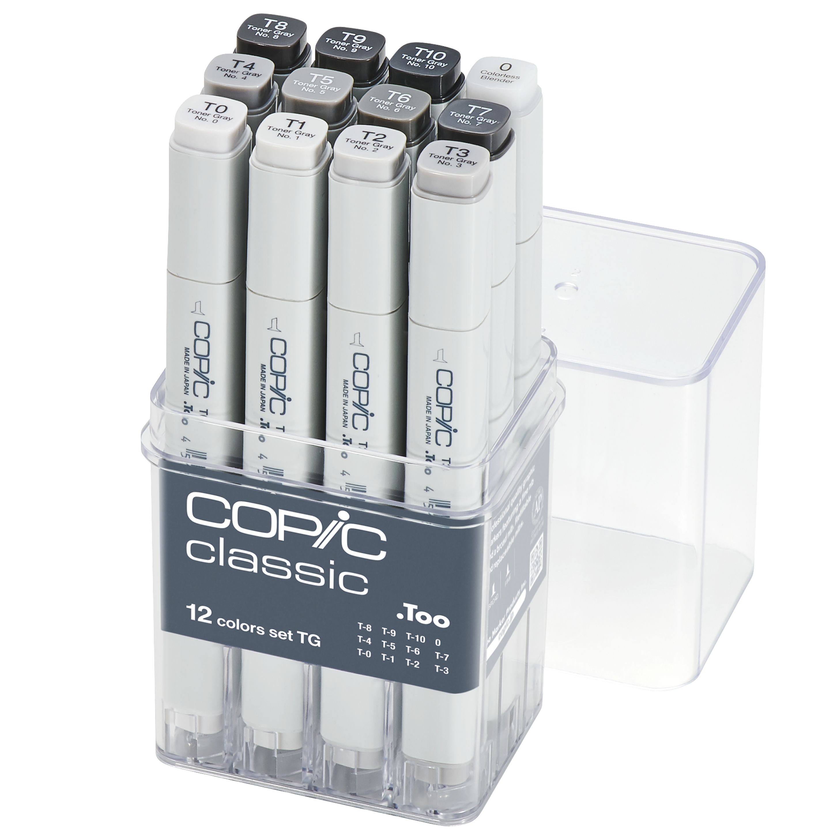 Copic Classic Gråa toner TG