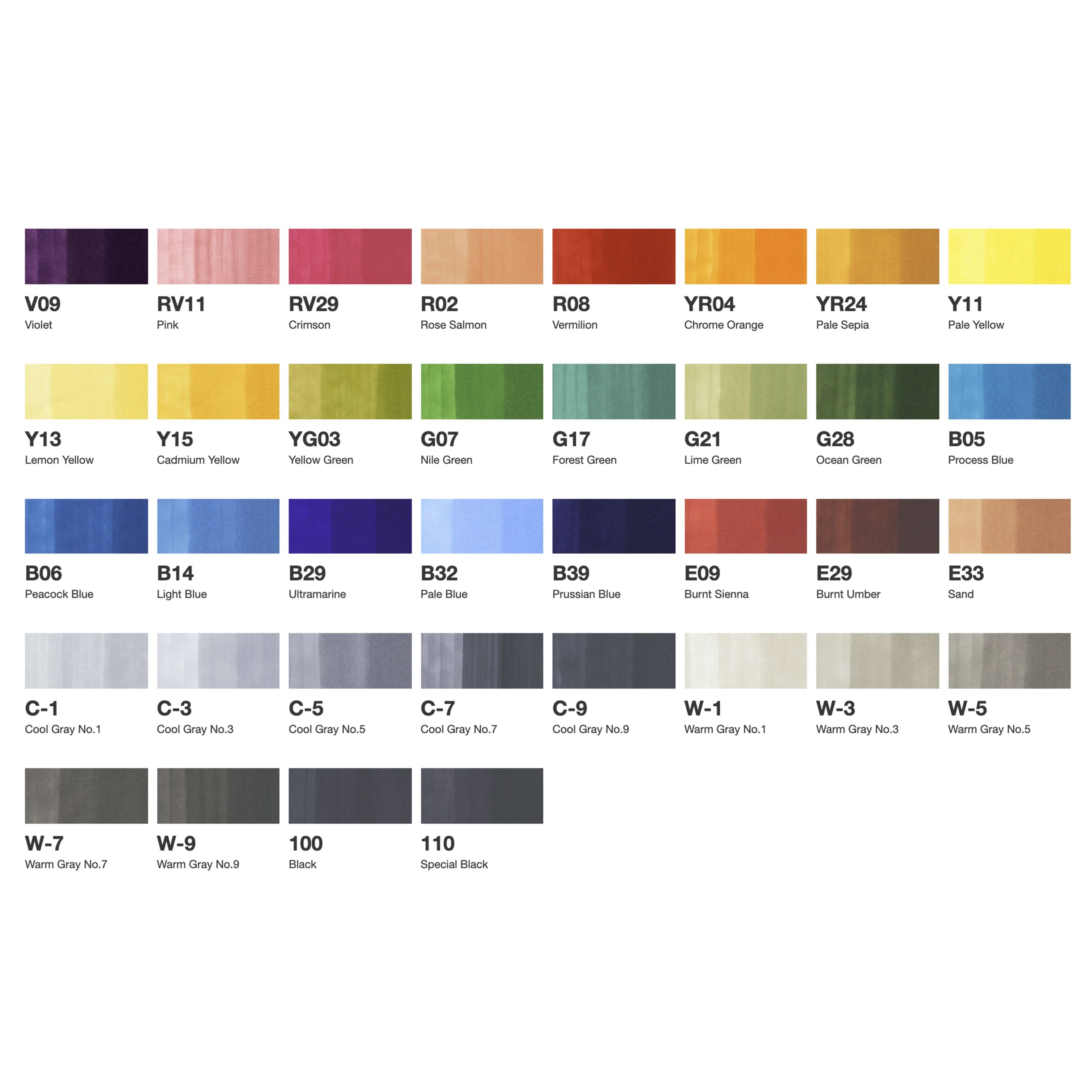 Copic Classic Basic set 36 - 6