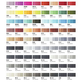 Copic Classic Basic set B 72