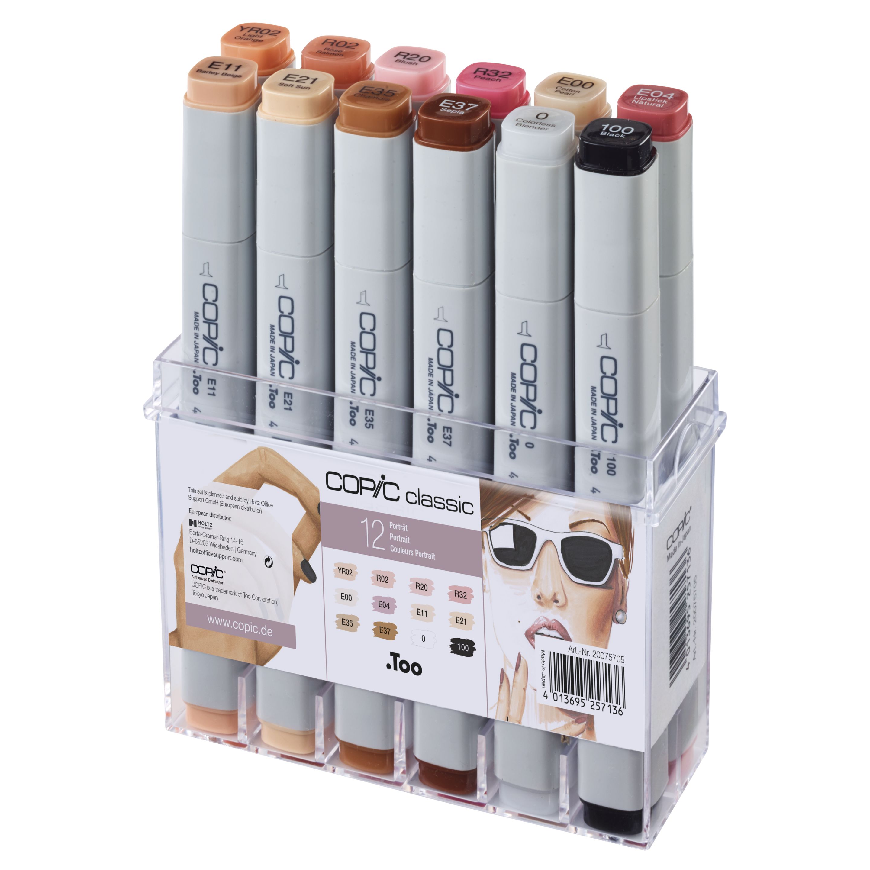 Copic Classic Hudfärger