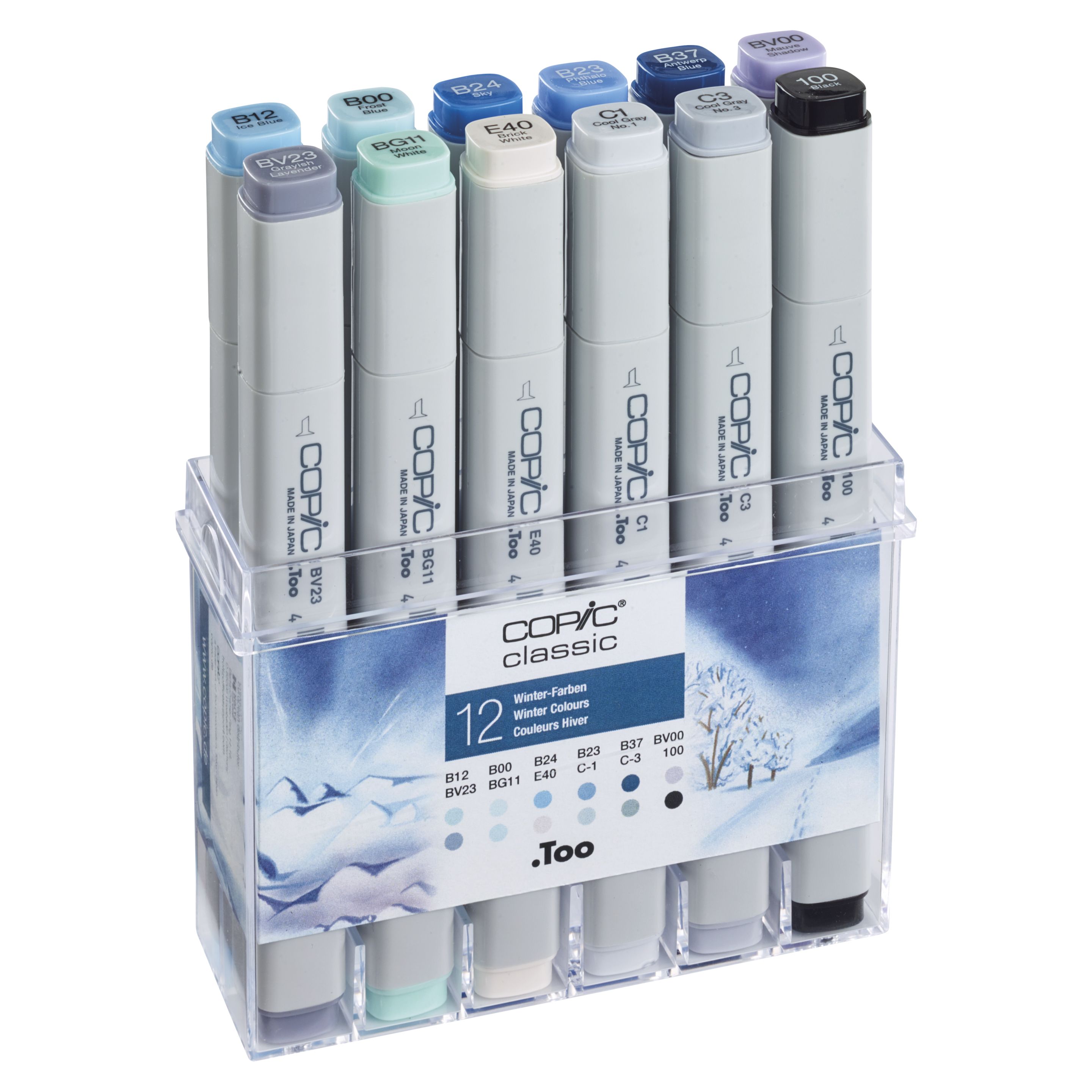 Copic Classic Vinterfärger - 3