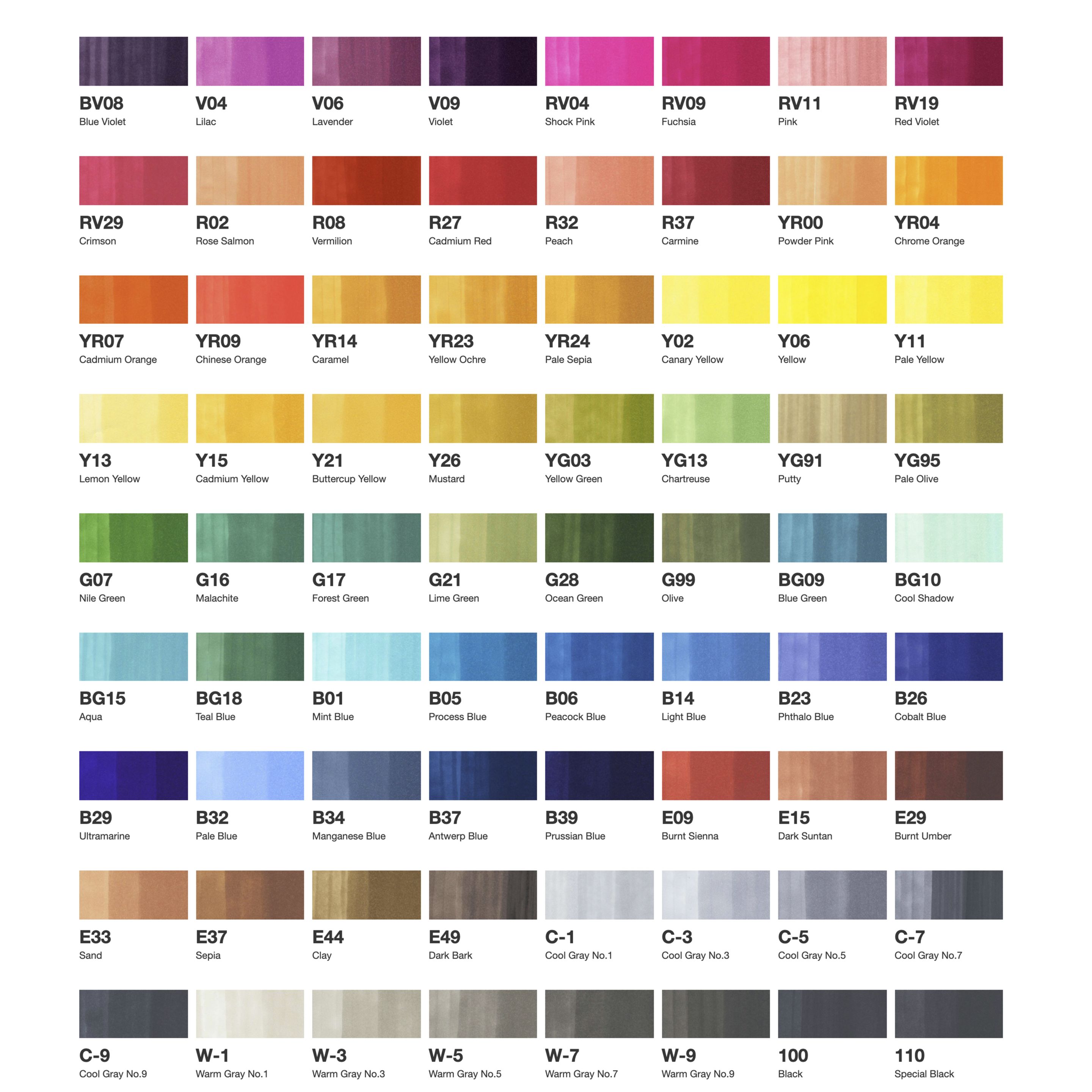 Copic Sketch Basic set 72 A - 4